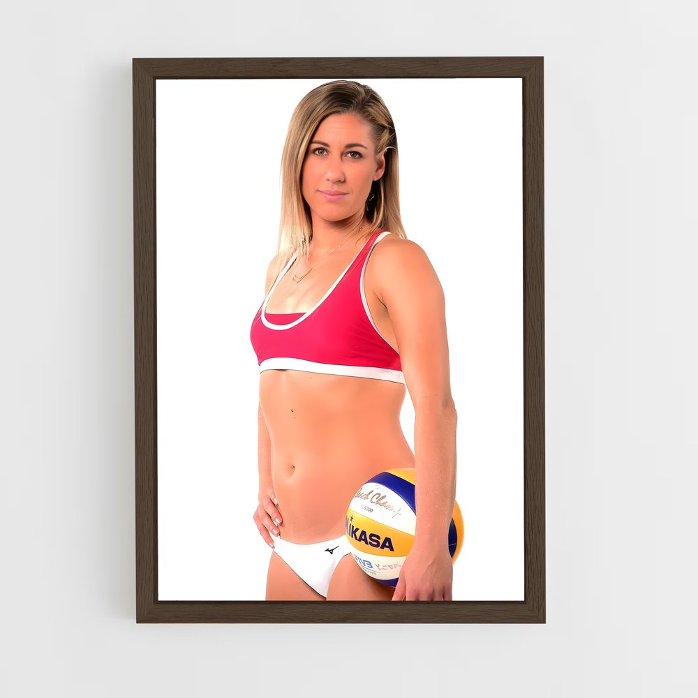 Poster Serve et Sable – affiche Beach-volley (vue 5)